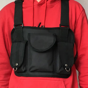 Women Tactical Waist Bag Chest Rig Bags Hip Hop Streetwear Unisex