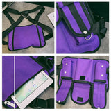 Women Tactical Waist Bag Chest Rig Bags Hip Hop Streetwear Unisex