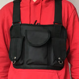 Women Tactical Waist Bag Chest Rig Bags Hip Hop Streetwear Unisex