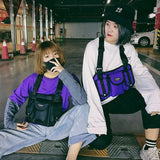 Women Tactical Waist Bag Chest Rig Bags Hip Hop Streetwear Unisex