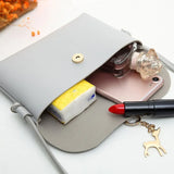 Women Tassel Crossbody Bag Deer Pendant Shoulder Crossbody Bag