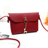 Women Tassel Crossbody Bag Deer Pendant Shoulder Crossbody Bag