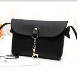 Women Tassel Crossbody Bag Deer Pendant Shoulder Crossbody Bag