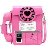 Retro Phone Top-Handle Shoulder Bag