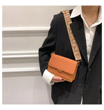 Women Shoulder Bags Contrasting Colors Messenger Bags Square Bags