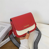 Textured Shoulder Bags Contrasting Colors Messenger Bags for Women