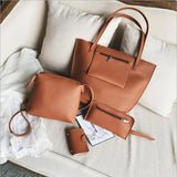 Women Top-Handle Bags Female Composite Bags Women Messenger Bags Set