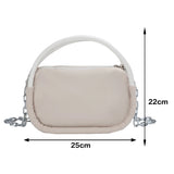 Oxford Cloth Women Top-handle Bag Small Tote Travel Purse