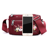 Nylon Top-handle Shoulder Bag Casual Tote Crossbody Messenger Bag