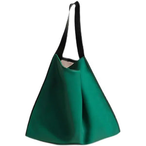Women Tote Bag Casual Solid Soft High-Capacity Shoulder Bag Handbag