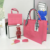 Women Tote Bag Large Capacity Pu Leather Shopping Hand Bag