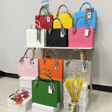 Women Tote Bag Large Capacity Pu Leather Shopping Hand Bag