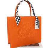 Women Tote Bag Large Capacity Pu Leather Shopping Hand Bag