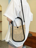 Bohemian Style Straw Shoulder Bag for Women