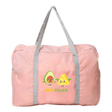 Avocado Printed Tote Bag for Women Travel and Grocery Storage