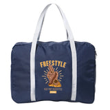 Foldable Duffle Bag Travel Storage Organizer Hand Printed Tote Handbag