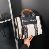 Canvas Totes Large Capacity Handbag Women Shoulder Messenger Bag