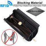 Women Touch Screen Thin Shoulder Strap Bag Cell Phone Small Pouch Rfid Smart Lon
