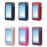 Women Touch Screen Wristlet Small Wallet Purse Crossbody Phone Bag