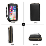 Women Touch Screen Wristlet Handbag RFID Protection Small Wallet Purse