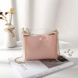 Women Transparent Bucket Bag PVC Jelly Small Shoulder Bag