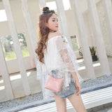 Women Transparent Bucket Bag PVC Jelly Small Shoulder Bag