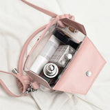 Women Transparent Clutch Bag PVC Clear Bag Ladies Waterproof Beach Bag