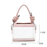 Women Transparent Clutch Bag PVC Clear Bag Ladies Waterproof Beach Bag