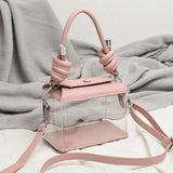 Women Transparent Clutch Bag PVC Clear Bag Ladies Waterproof Beach Bag