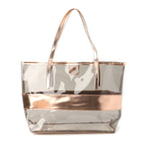 Women Jelly Clear Beach Handbag Tote Shoulder Bag