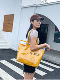 Women Transparent Shoulder Bag, 2 in 1 Handbag Purse