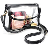 Clear PVC Shoulder Bag, Large Capacity Crossbody Bag