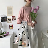 Women Transparent Tote Double Organza Yarn Cloth Bag Embroidery Flowers Handbag
