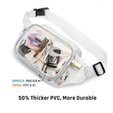 Women Transparent Waist Fanny Pack Belt Bag Travel Hip Bum