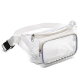 Women Transparent Waist Fanny Pack Belt Bag