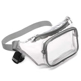 Women Transparent Waist Fanny Pack Belt Bag