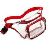 Women Transparent Waist Fanny Pack Belt Bag