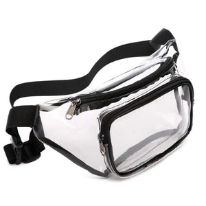 Women Transparent Waist Fanny Pack Belt Bag