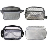 Women Transparent Waist Fanny Pack Belt Bag Travel Hip Bum Small Purse