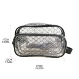Women Transparent Waist Fanny Pack Belt Bag Travel Hip Bum Small Purse