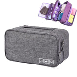 Women Travel Accessories Bra Underwear Bag Double Storage Pouch