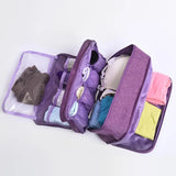 Women Travel Accessories Bra Underwear Bag Double Storage Pouch