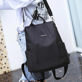 Women Travel Backpack Handbag Anti-Theft Oxford Cloth Casual Backpack