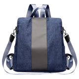 Women's Velvet Canvas Backpacks, Elementary School Girls Purse Backpack