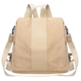 Women's Velvet Canvas Backpacks, Elementary School Girls Purse Backpack