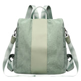 Women's Velvet Canvas Backpacks, Elementary School Girls Purse Backpack