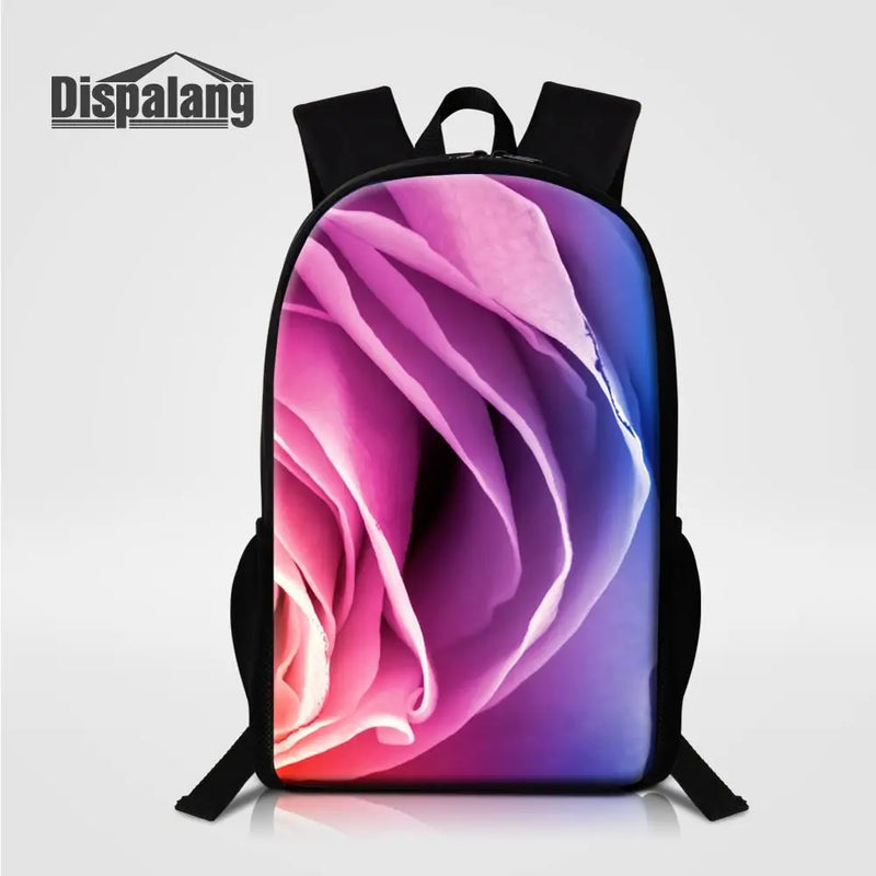 Floral School Bags For Teenage Girls Big Mochila