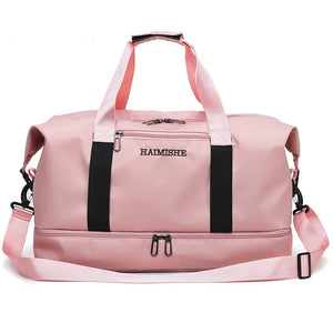 Large Capacity Travel Bag - Wet Dry Separation Gym Duffel Bag