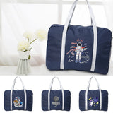 Astronaut Print Large Travel Tote Bag for Women