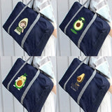 Avocado Print Women Travel Tote Bag Large Clothes Storage Duffle Organizer